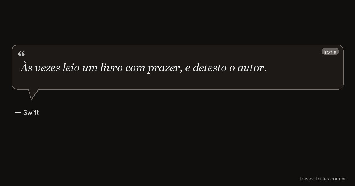 Frase de Swift