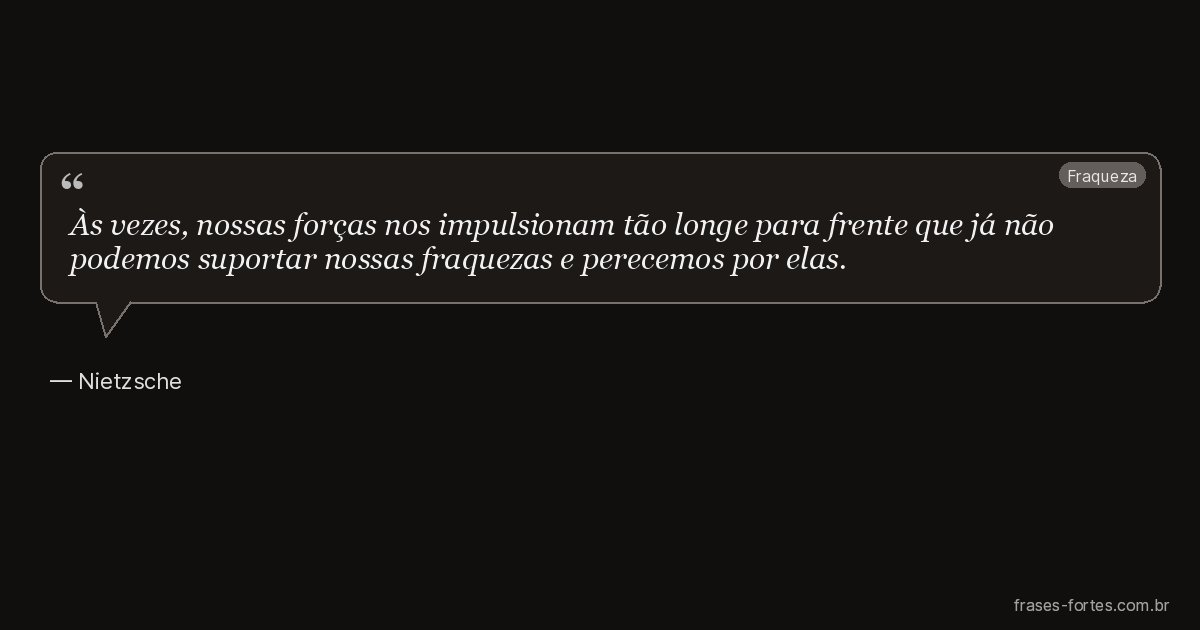 Frase de Nietzsche