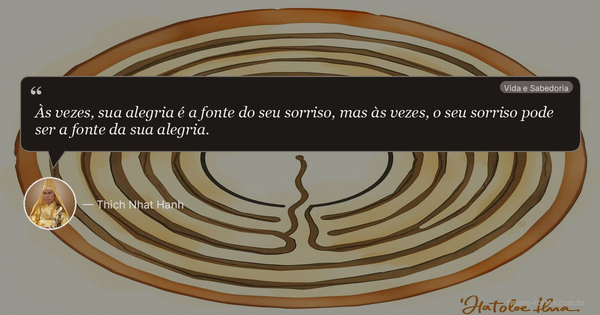 Frase de Thich Nhat Hanh