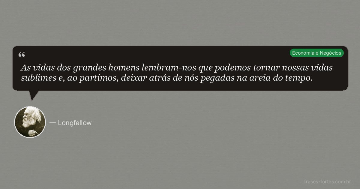 Frase de Longfellow