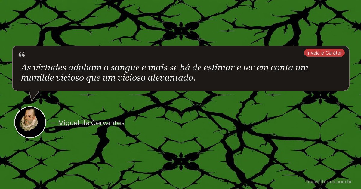 Frase de Miguel de Cervantes