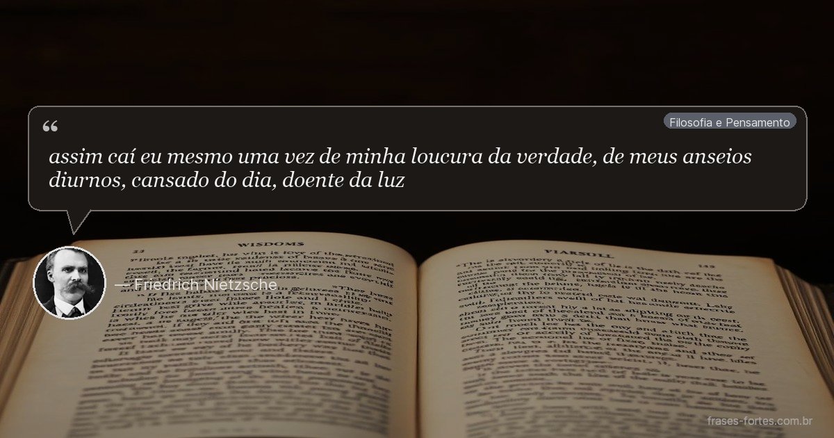 Frase de Friedrich Nietzsche