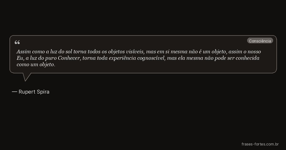 Frase de Rupert Spira