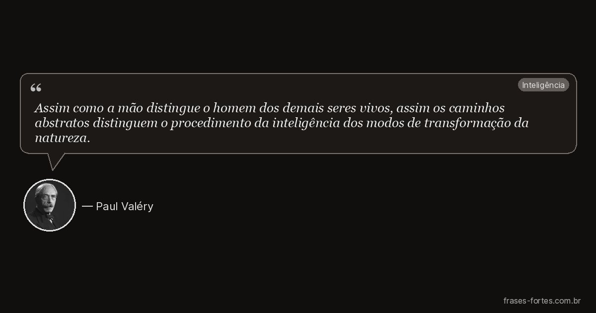 Frase de Paul Valéry