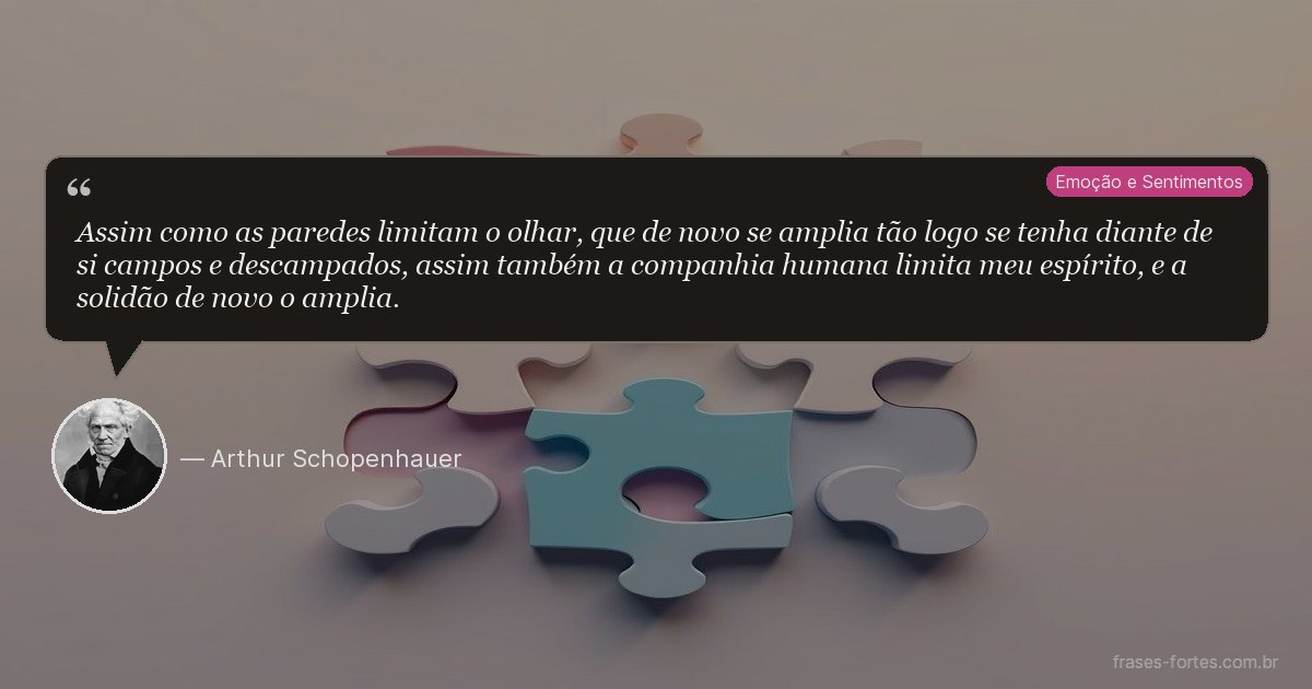 Frase de Arthur Schopenhauer