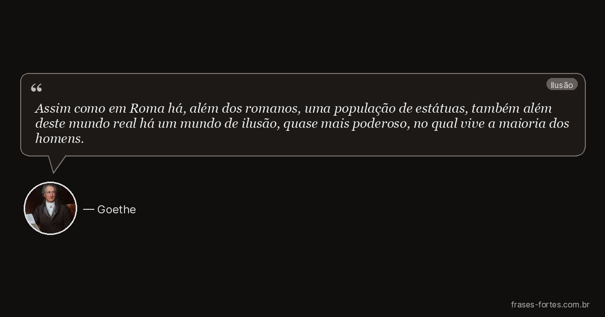 Frase de Goethe