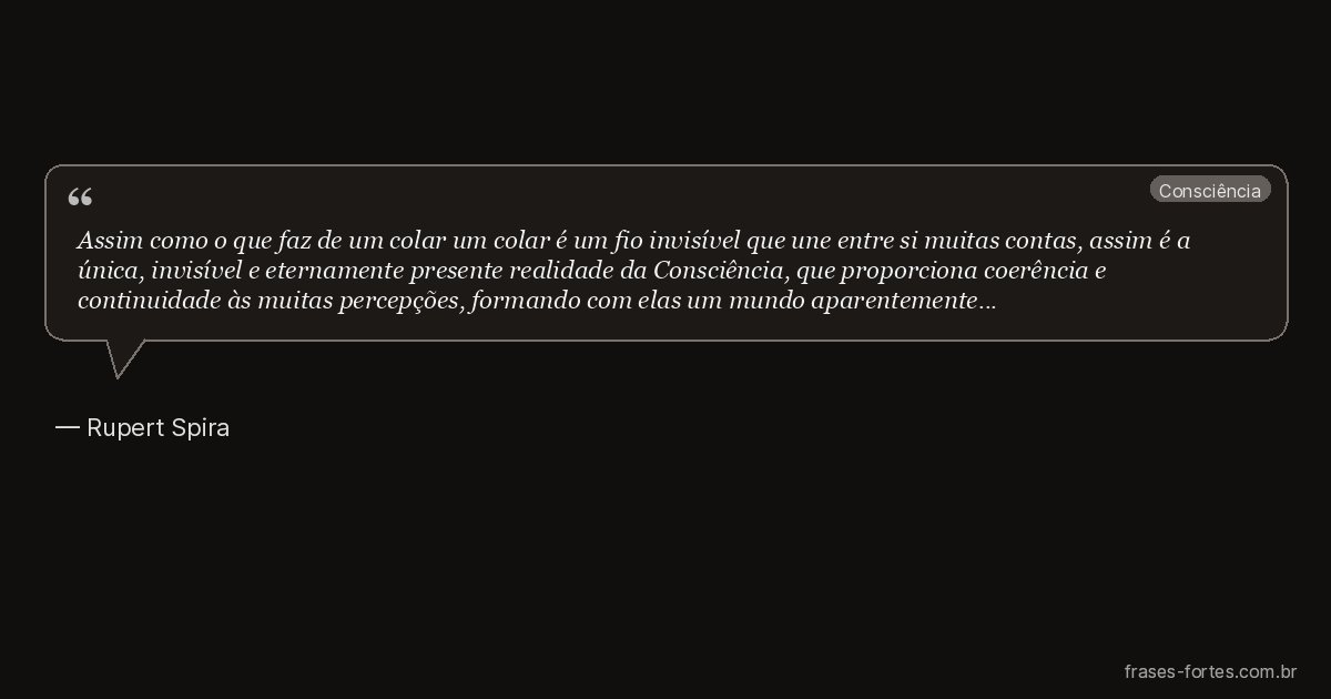 Frase de Rupert Spira