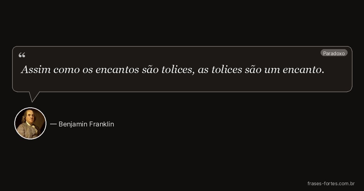 Frase de Benjamin Franklin