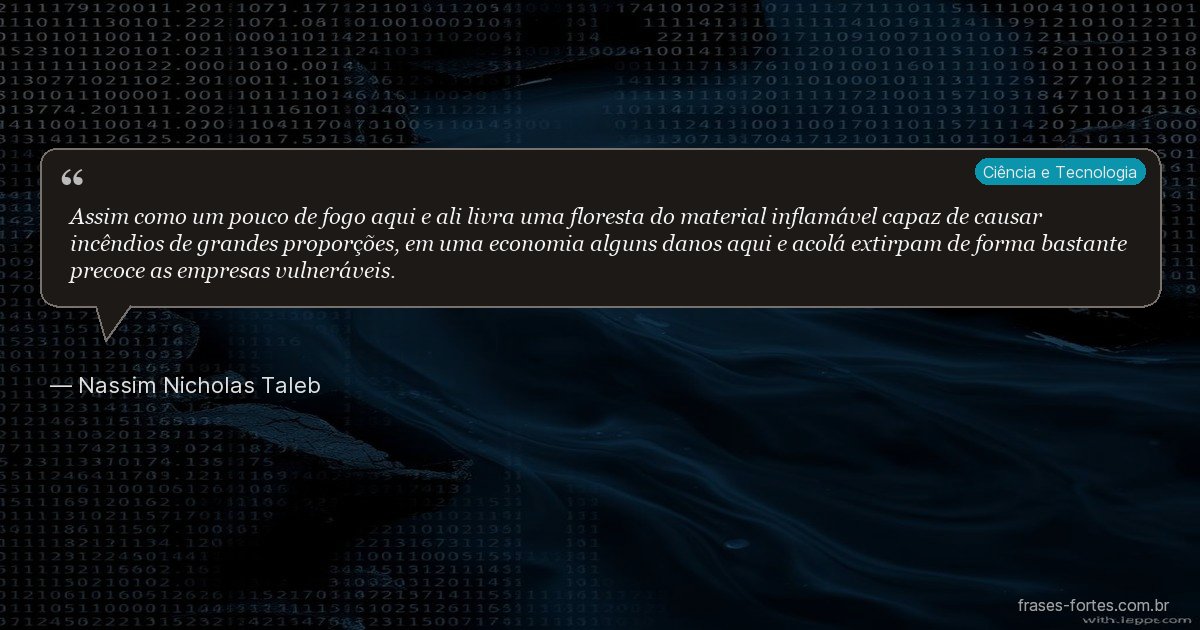 Frase de Nassim Nicholas Taleb