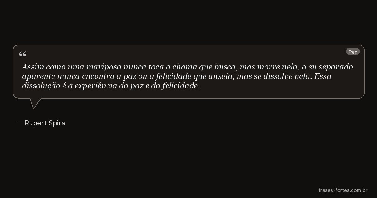 Frase de Rupert Spira