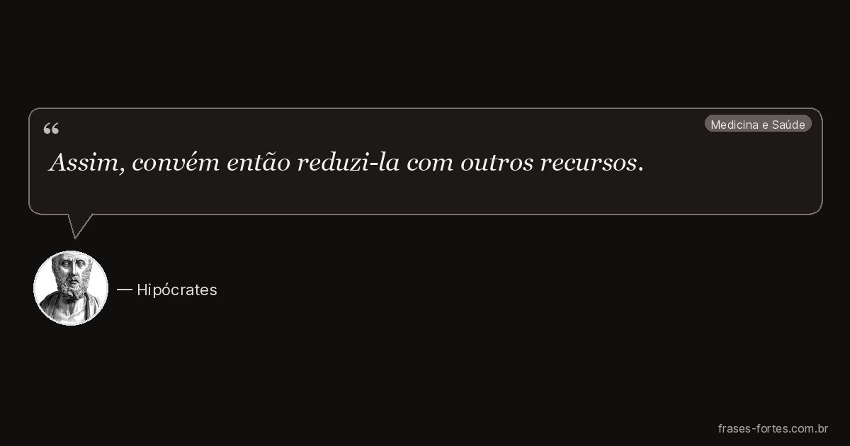 Frase de Hipócrates