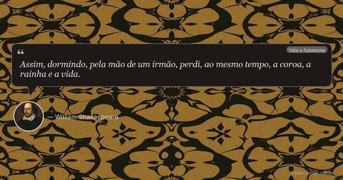 Frase de William Shakespeare