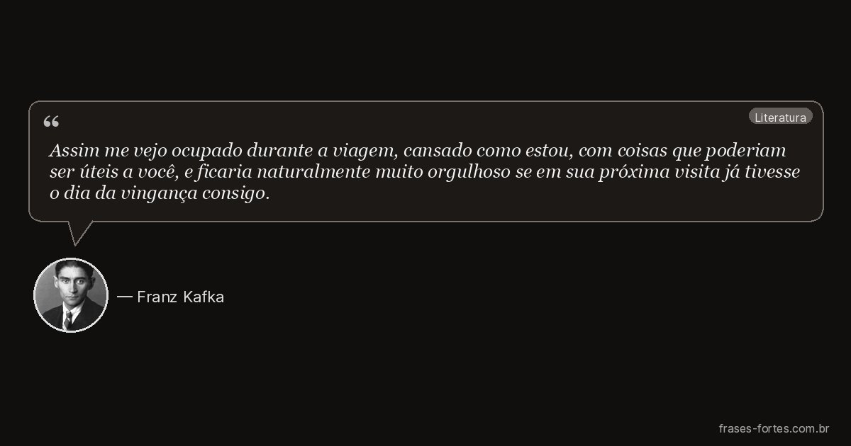 Frase de Franz Kafka