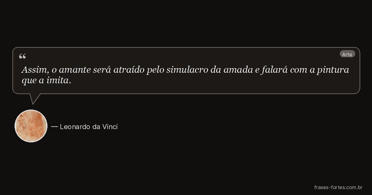 Frase de Leonardo da Vinci