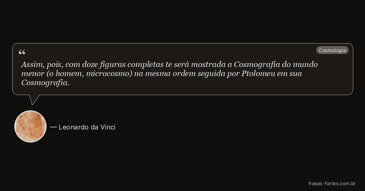 Frase de Leonardo da Vinci