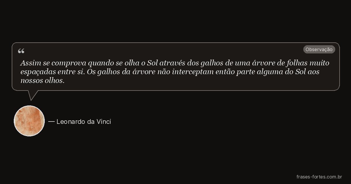 Frase de Leonardo da Vinci