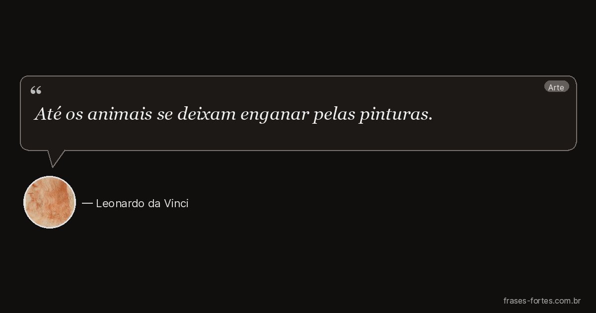 Frase de Leonardo da Vinci