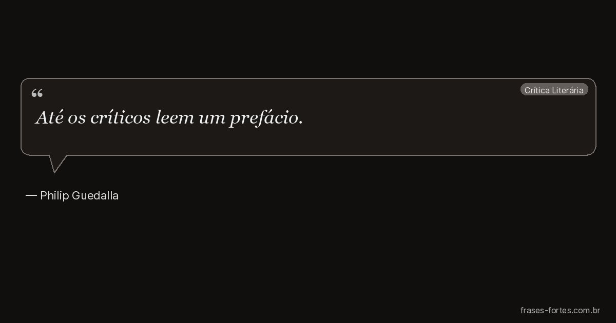 Frase de Philip Guedalla