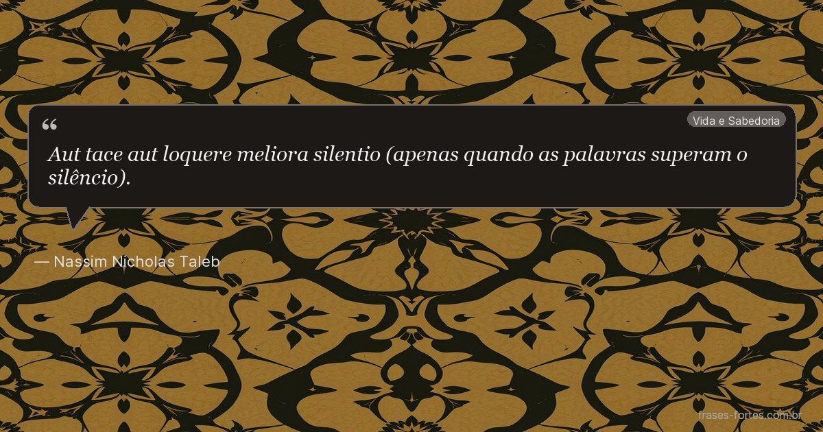 Frase de Nassim Nicholas Taleb