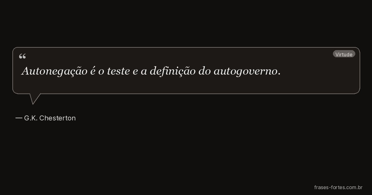 Frase de G.K. Chesterton