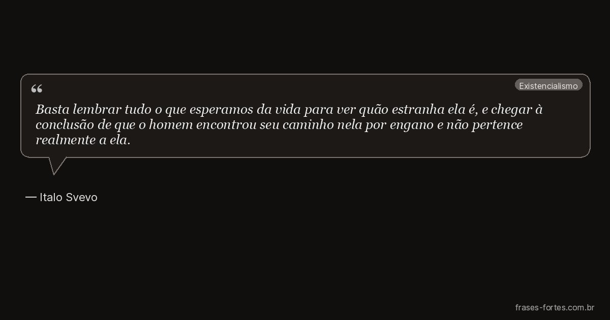 Frase de Italo Svevo