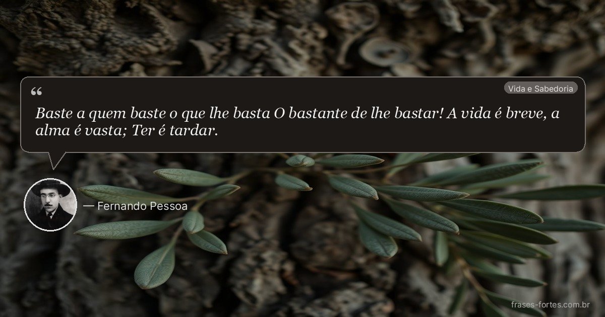 Frase de Fernando Pessoa