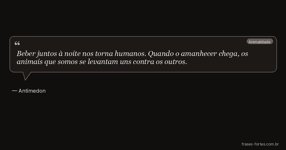 Frase de Antimedon