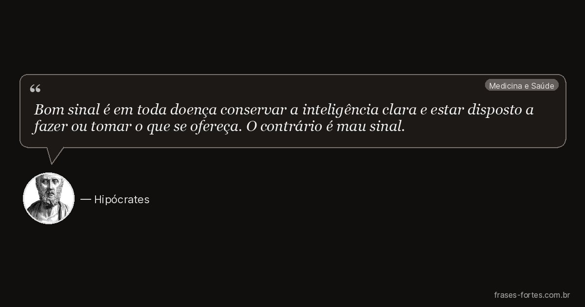Frase de Hipócrates