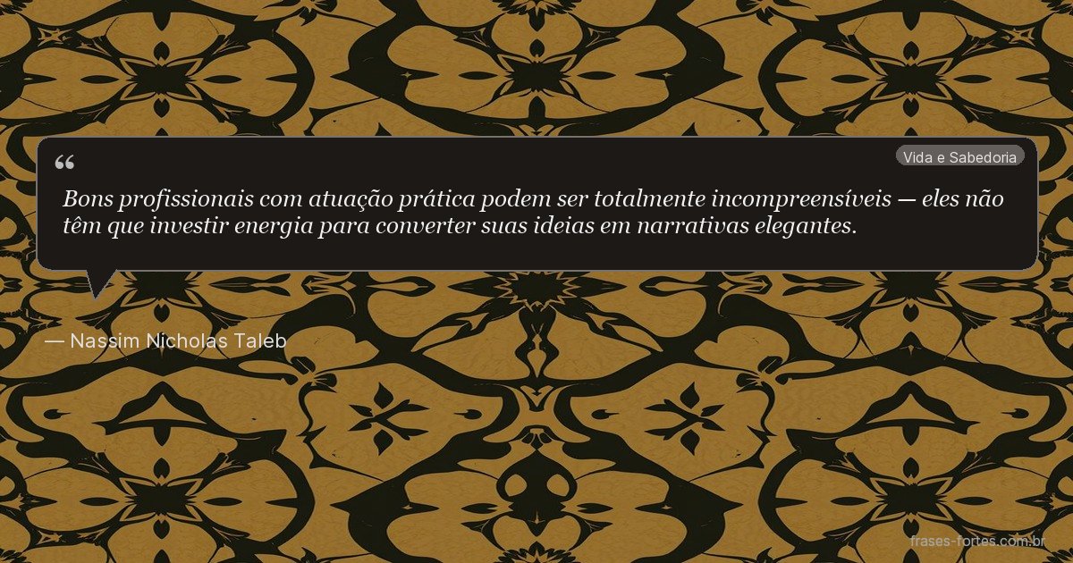 Frase de Nassim Nicholas Taleb