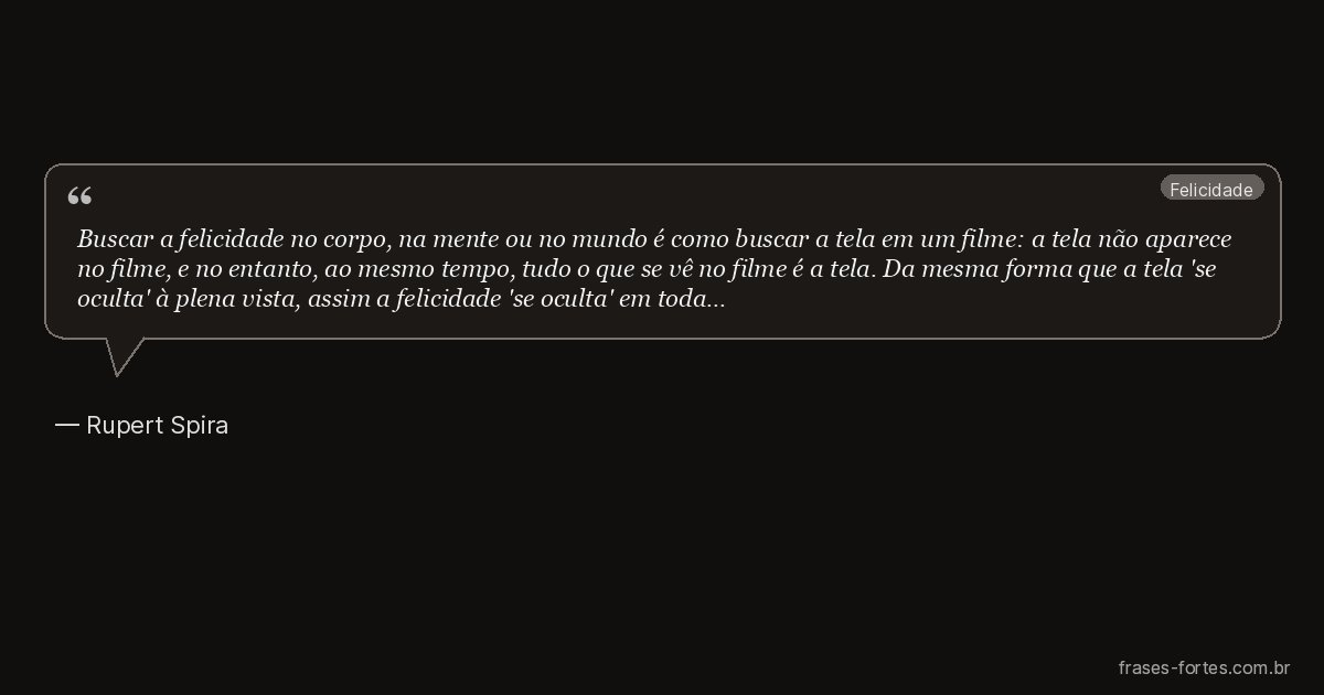 Frase de Rupert Spira