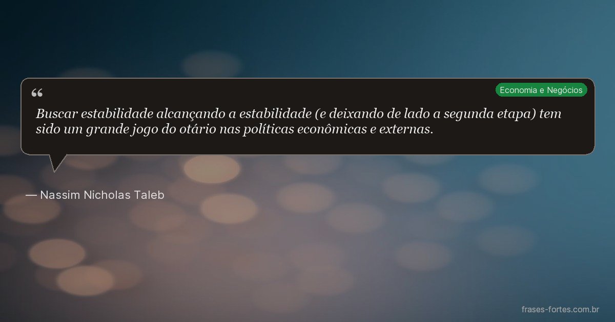 Frase de Nassim Nicholas Taleb