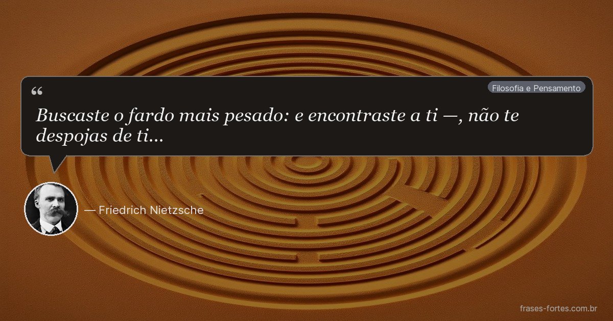 Frase de Friedrich Nietzsche