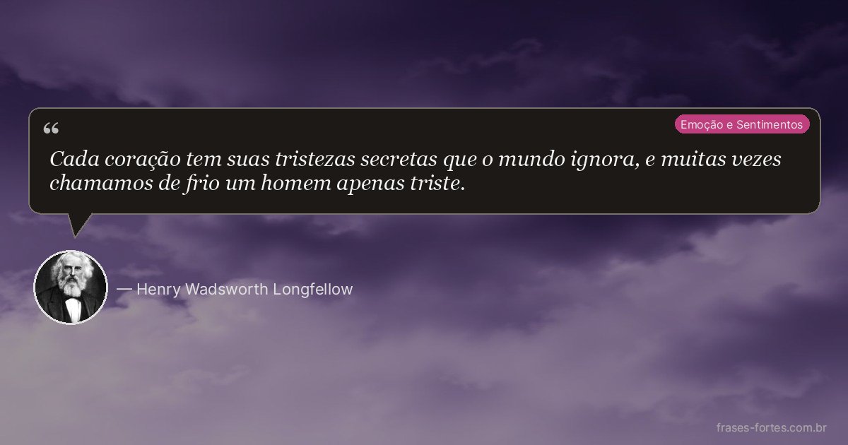 Frase de Henry Wadsworth Longfellow