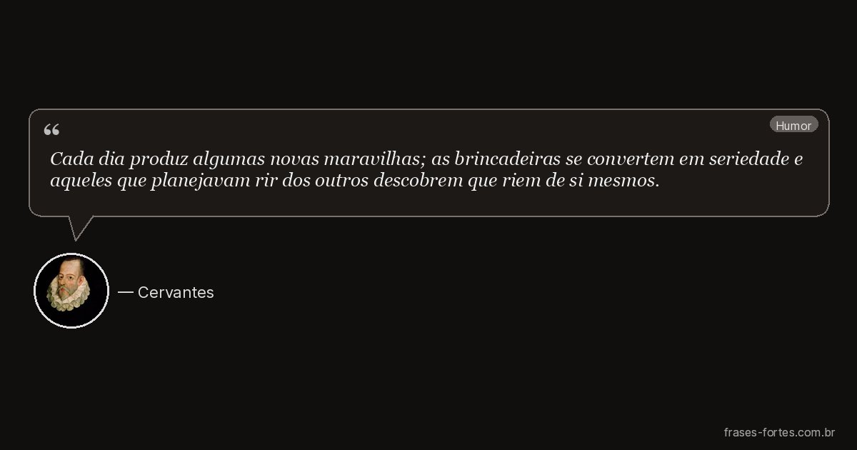Frase de Cervantes