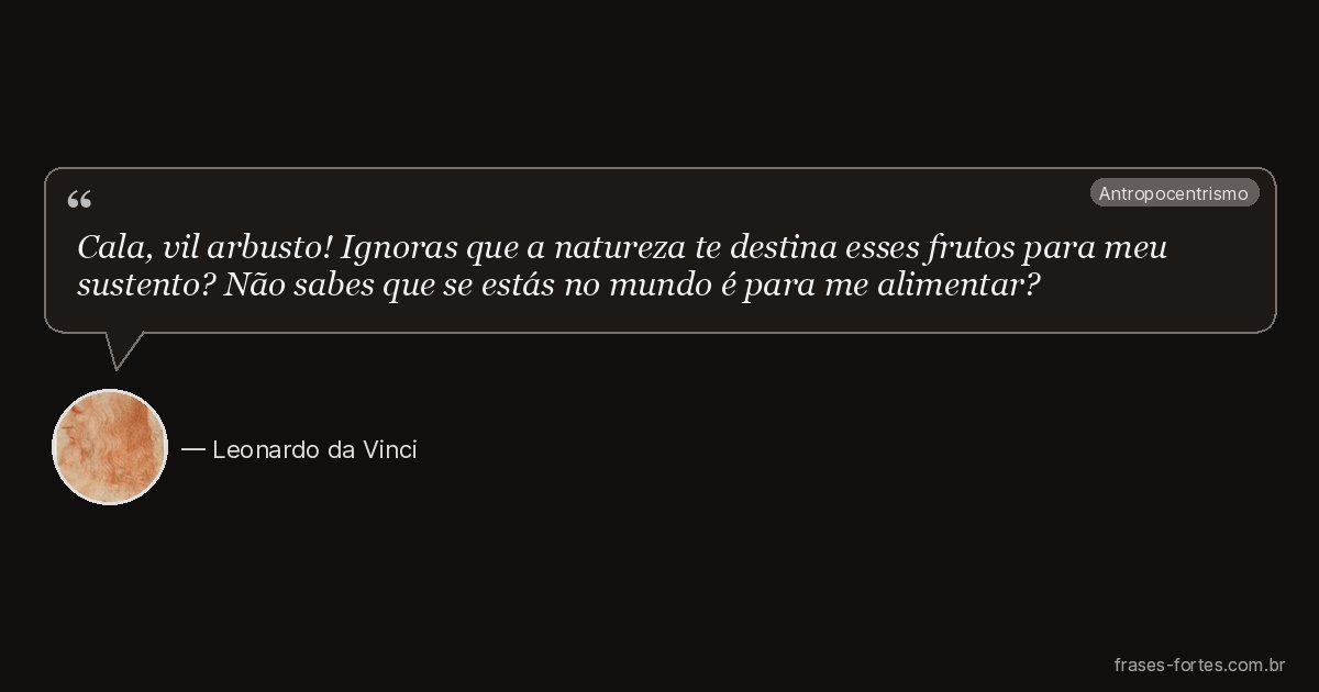 Frase de Leonardo da Vinci