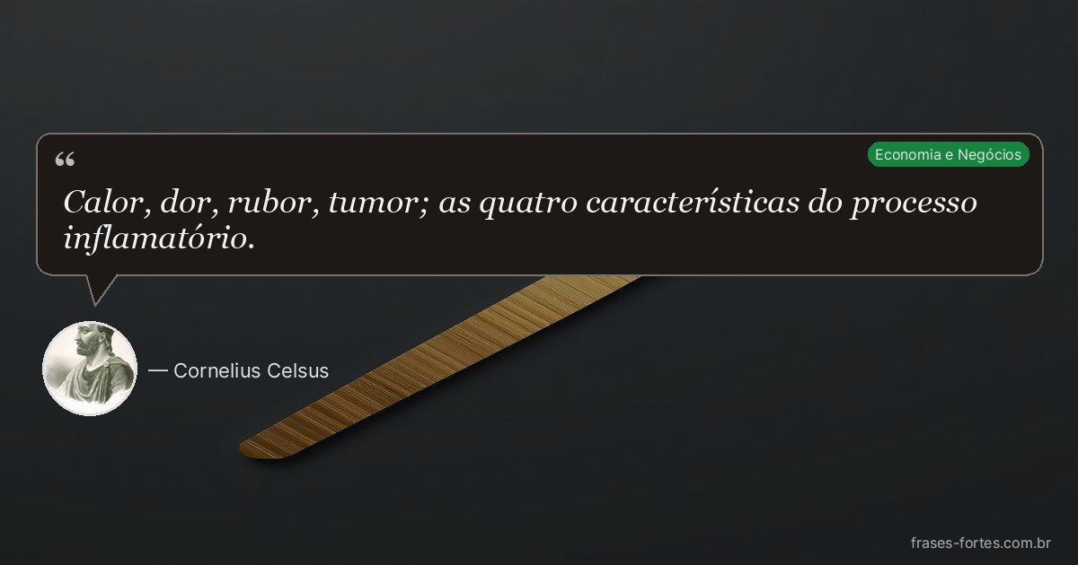 Frase de Cornelius Celsus