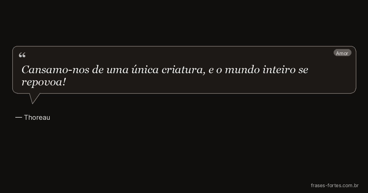 Frase de Thoreau