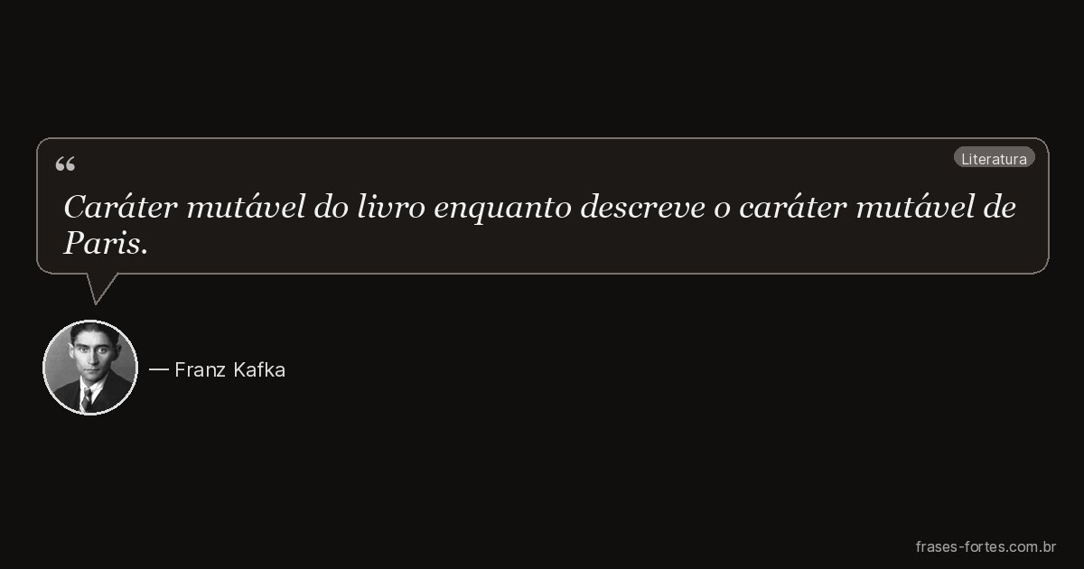 Frase de Franz Kafka
