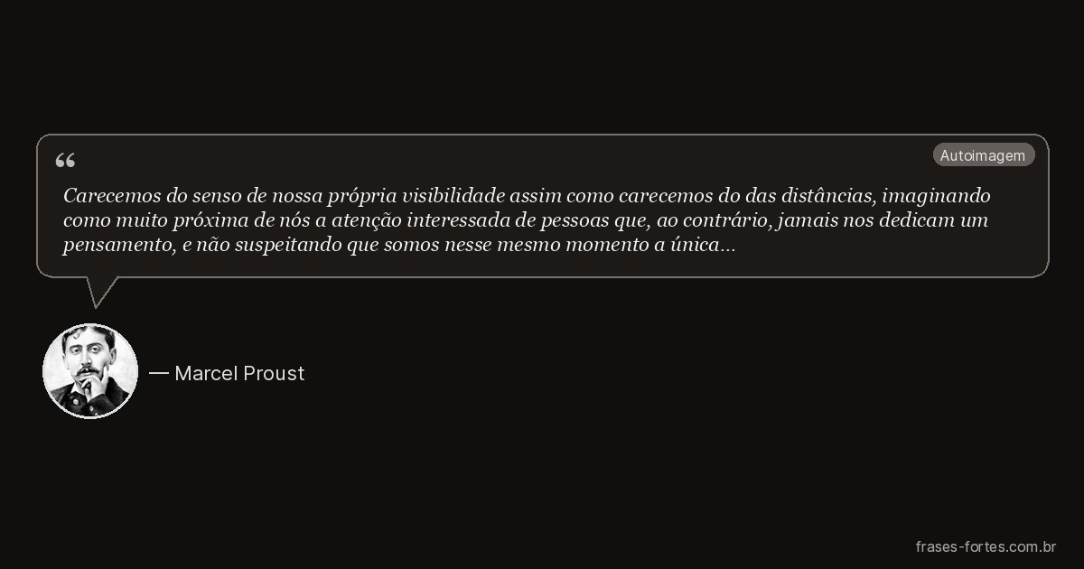 Frase de Marcel Proust