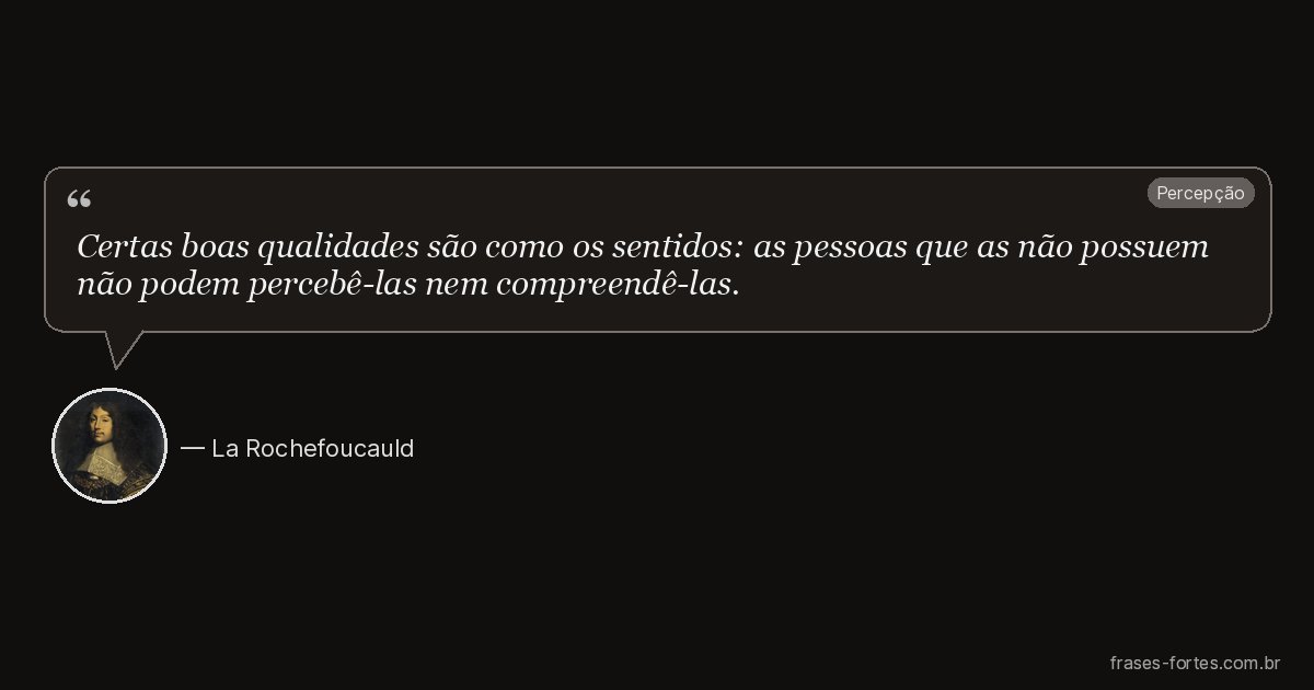 Frase de La Rochefoucauld