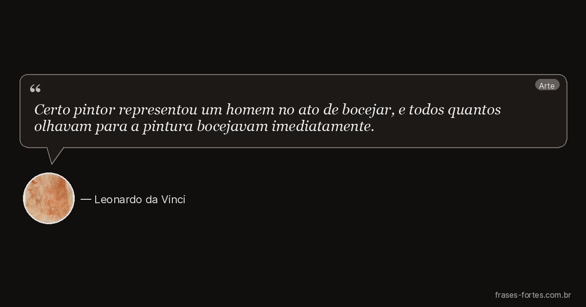 Frase de Leonardo da Vinci