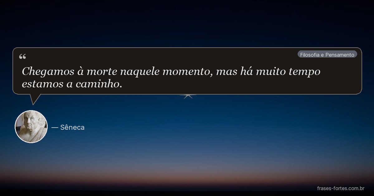 Frase de Sêneca