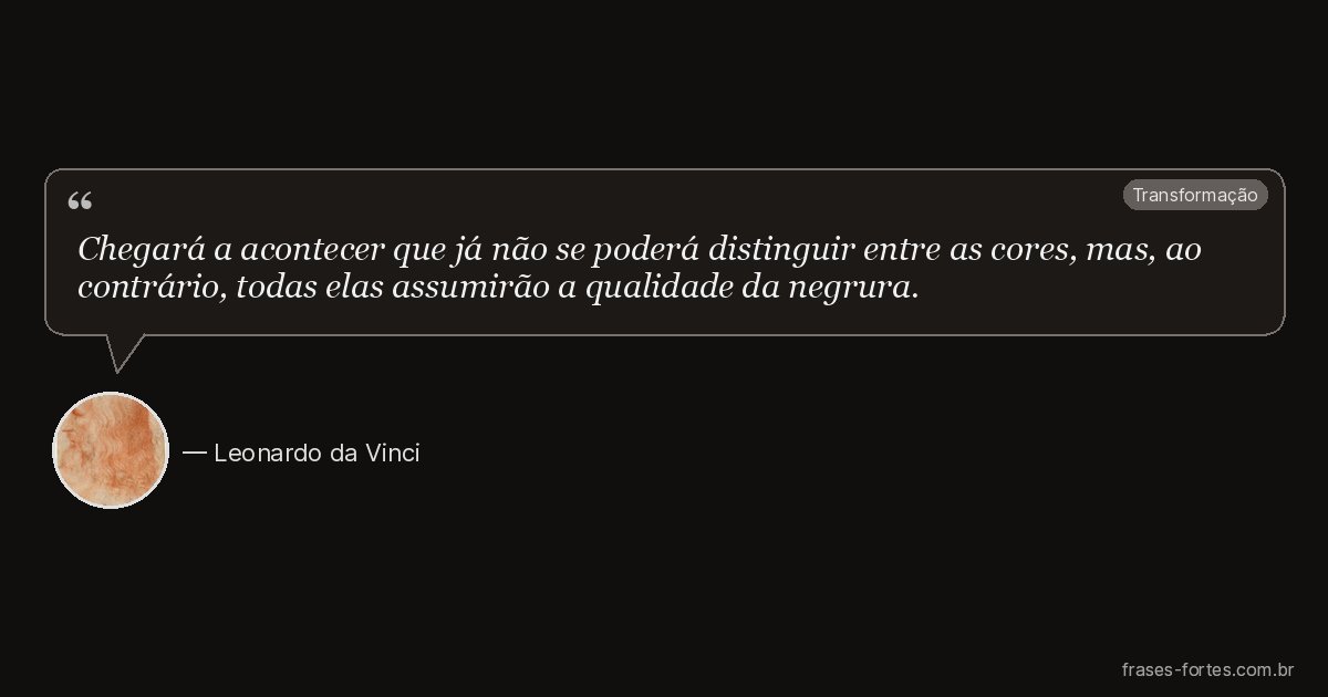 Frase de Leonardo da Vinci
