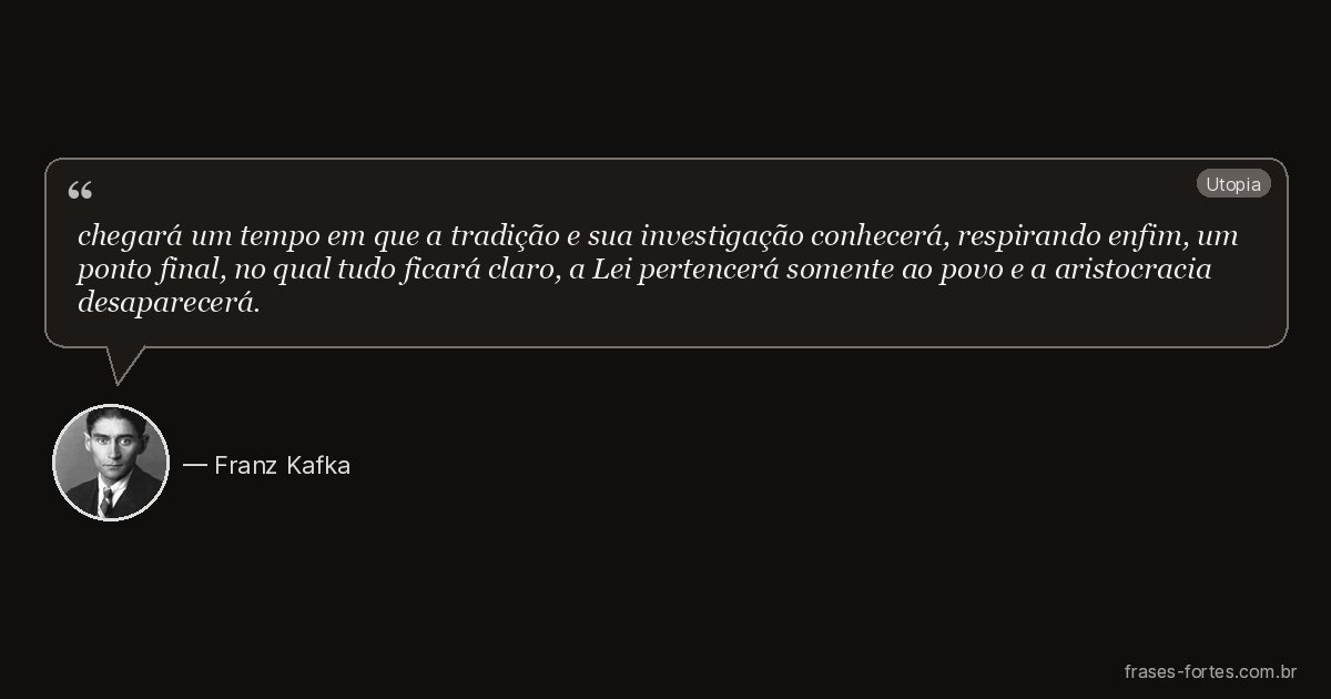 Frase de Franz Kafka