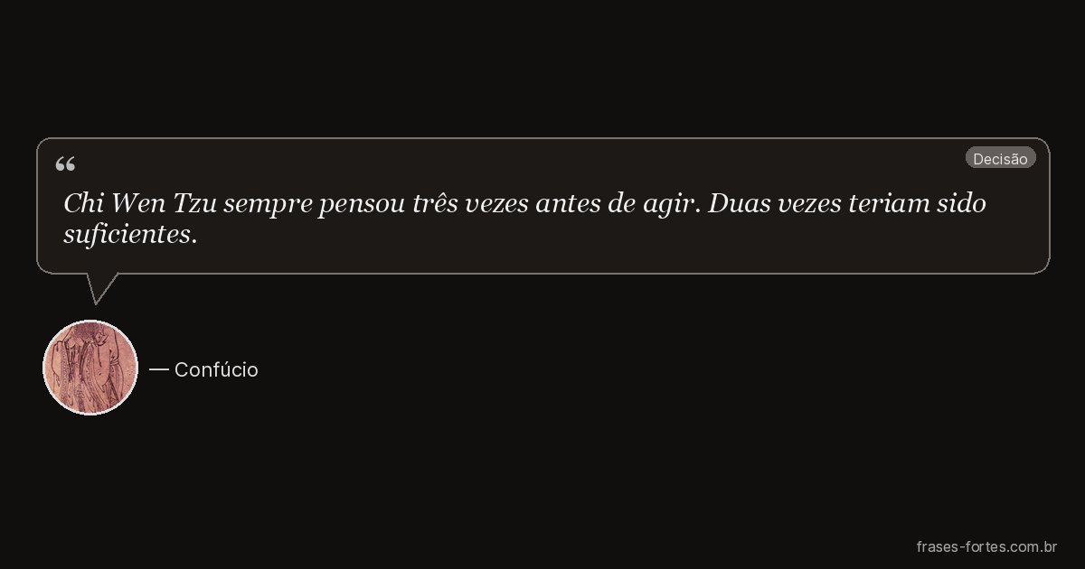 Frase de Confúcio