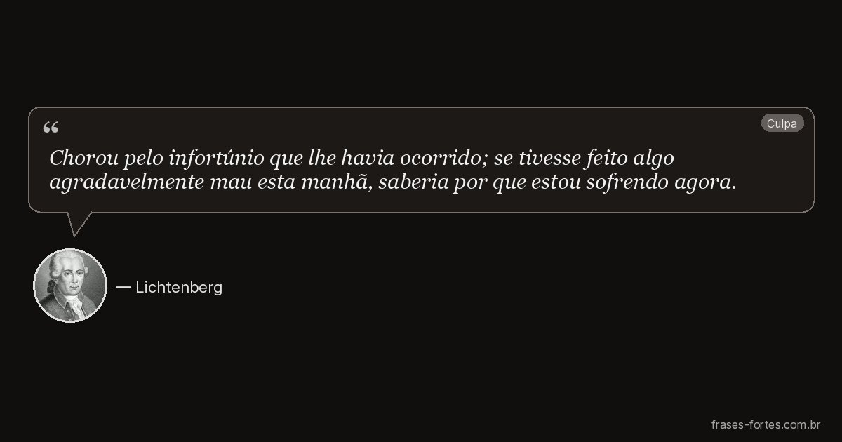 Frase de Lichtenberg