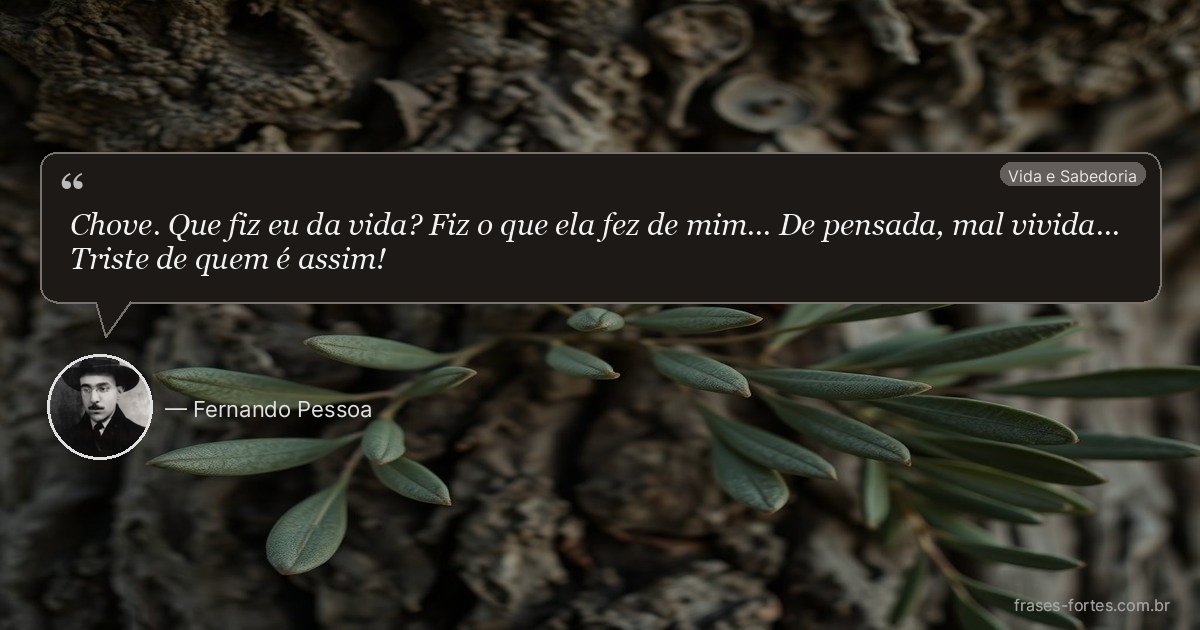 Frase de Fernando Pessoa