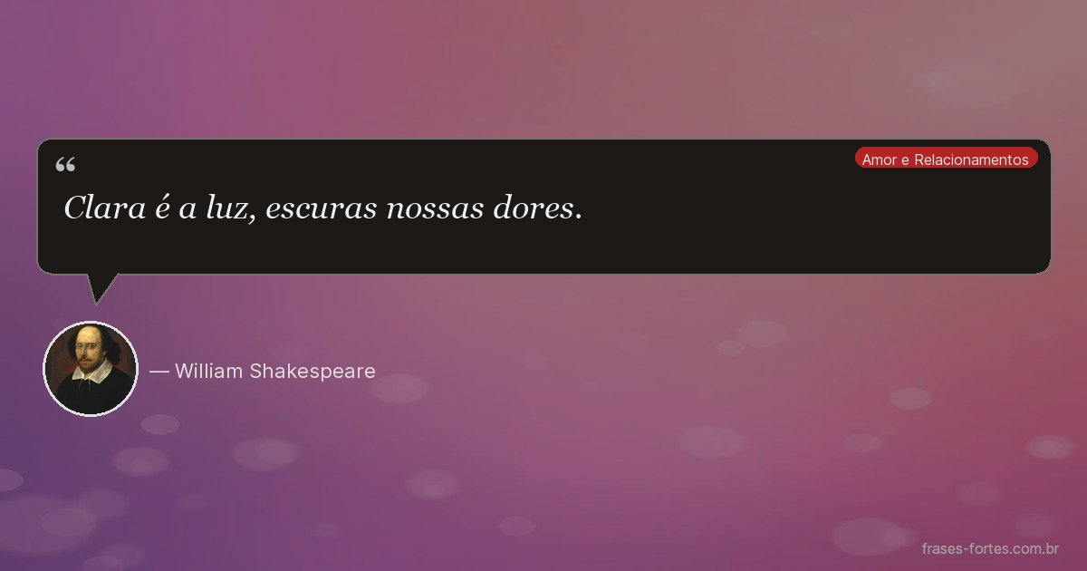 Frase de William Shakespeare