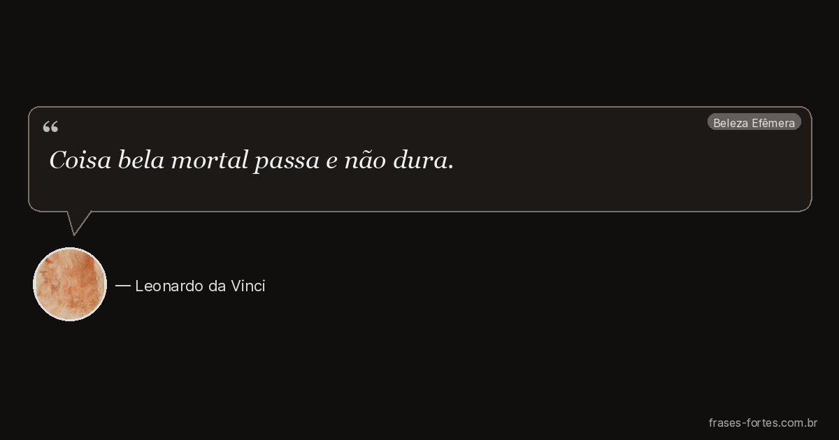 Frase de Leonardo da Vinci