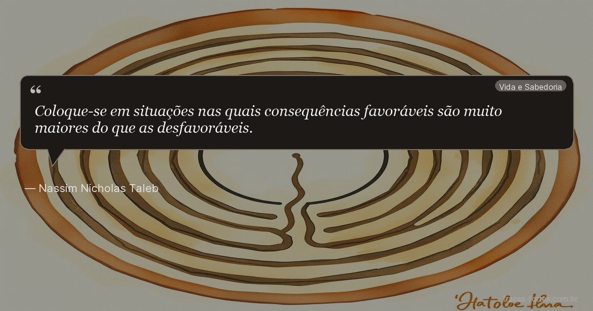Frase de Nassim Nicholas Taleb